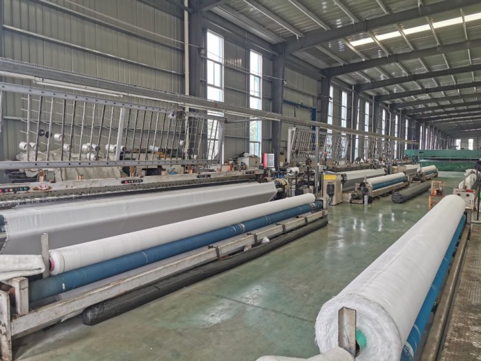 長絲機(jī)織布生產(chǎn)線