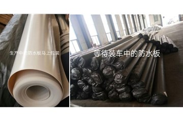 宏祥土工膜事業(yè)部PVC防水板中標(biāo)了